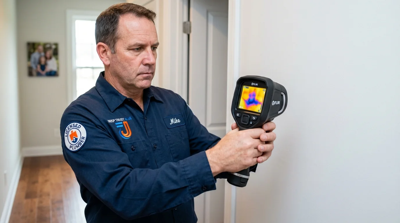 Thermal imaging leak detection by Johns Plumbing LLC in Pharr